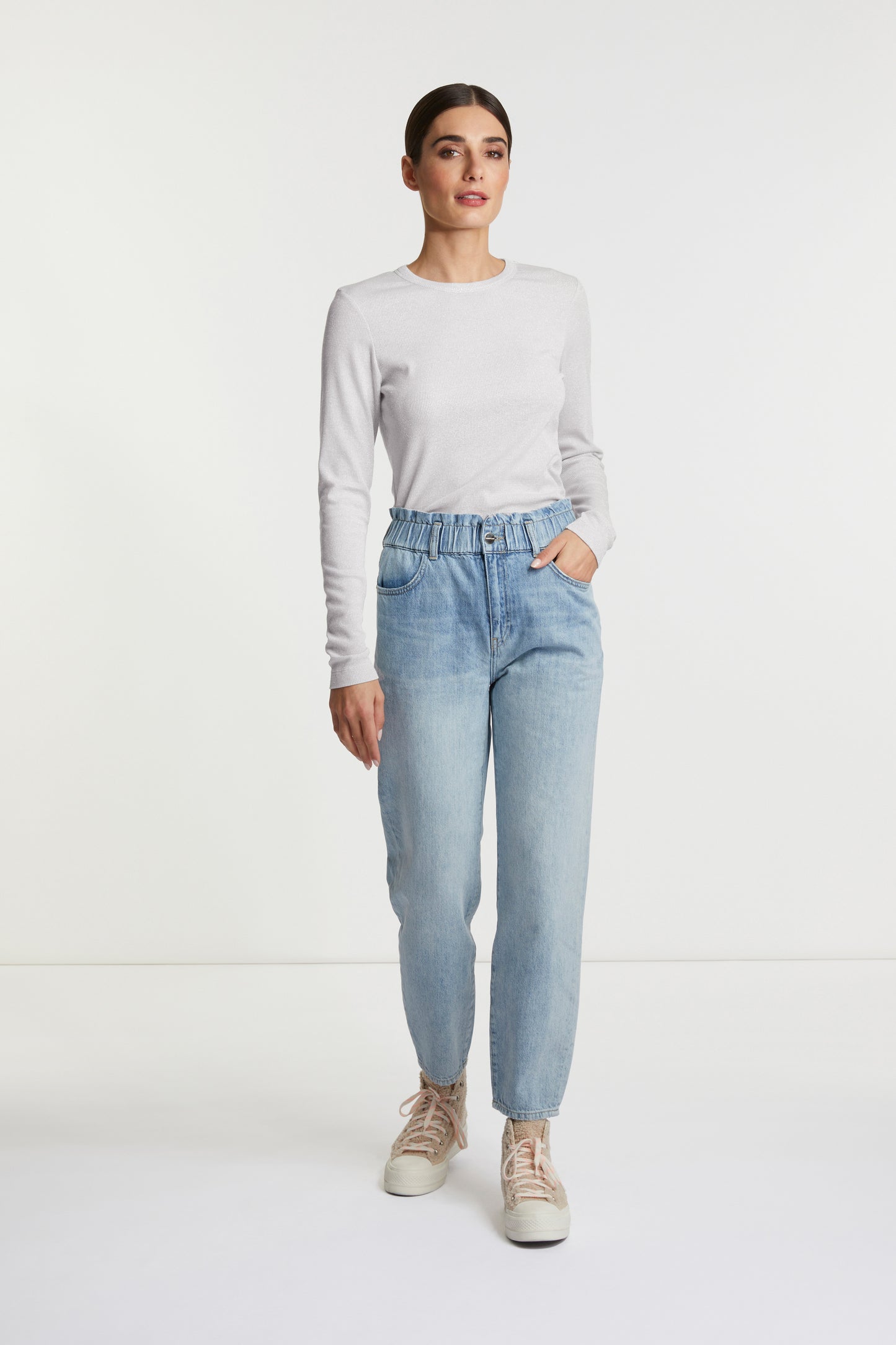 EcoVero Rib Lurex Longsleeve
