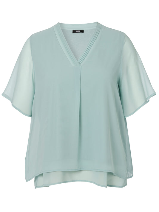 Bluse V-Ausschnitt 1/2 Arm