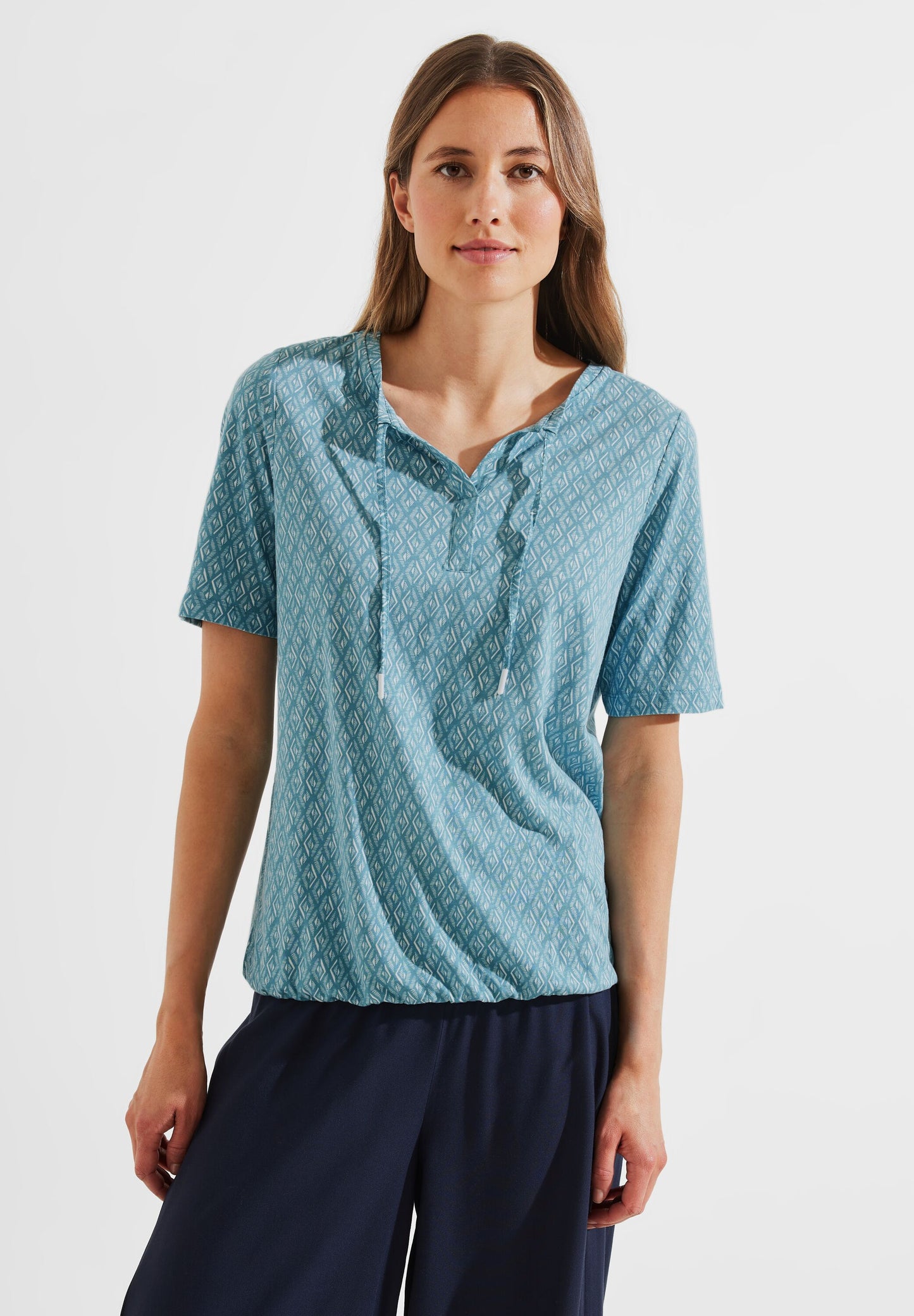Shirt mit Rhombus Print