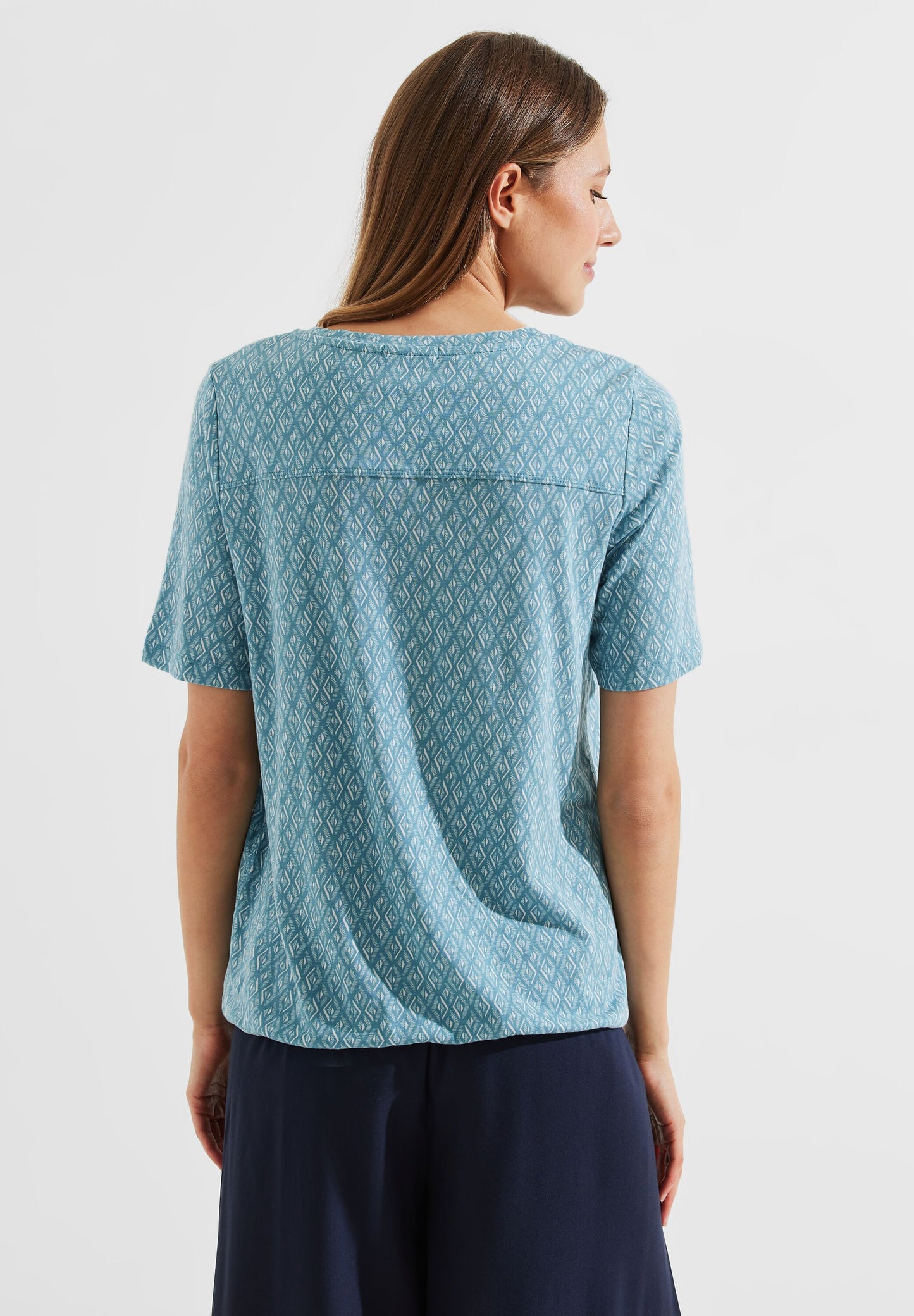 Shirt mit Rhombus Print