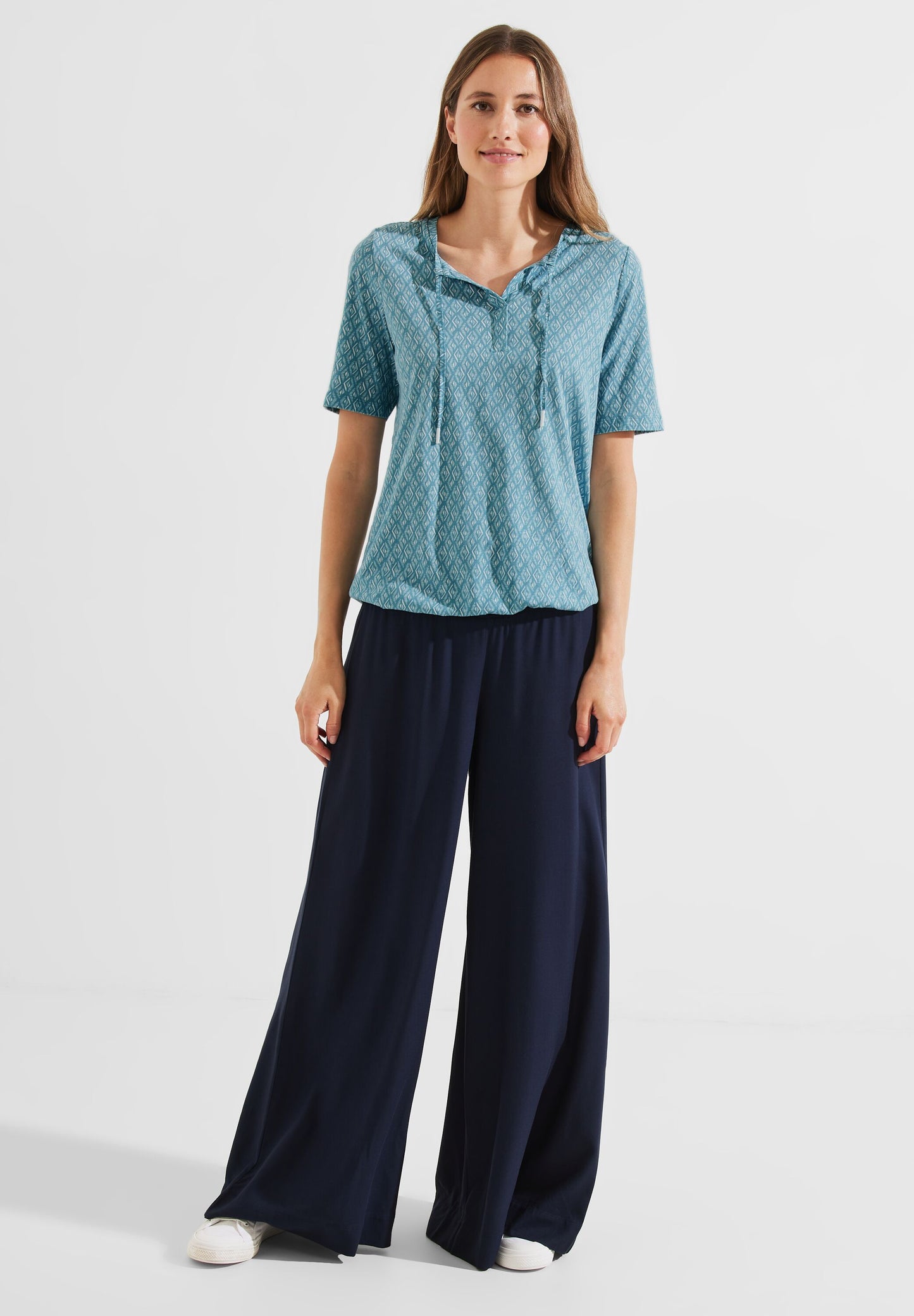 Shirt mit Rhombus Print
