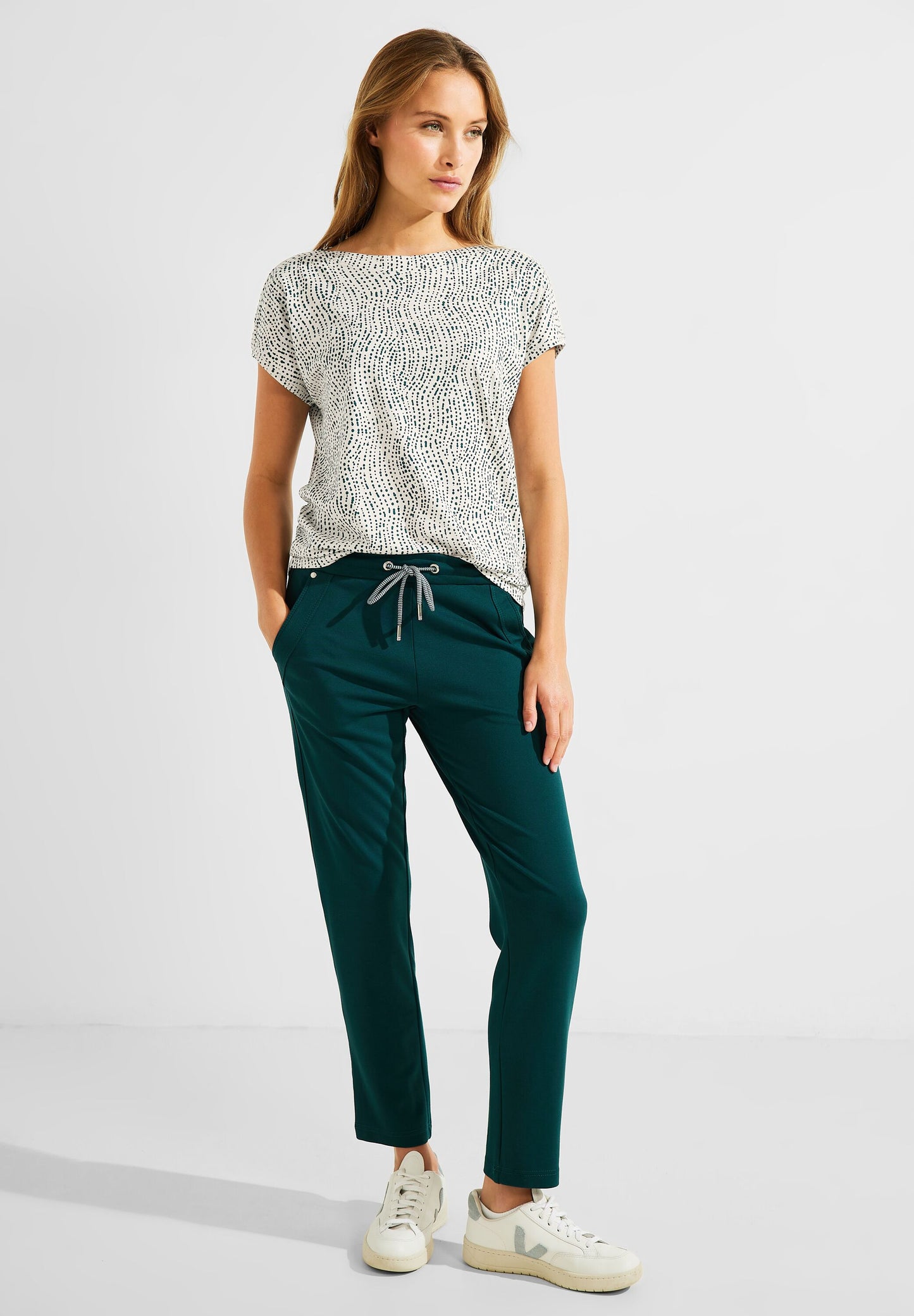 TOS AOP Dotted Weave T-Shirt