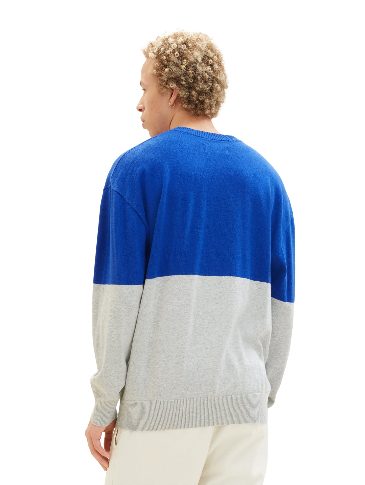 Strickpullover mit Colour Blocking