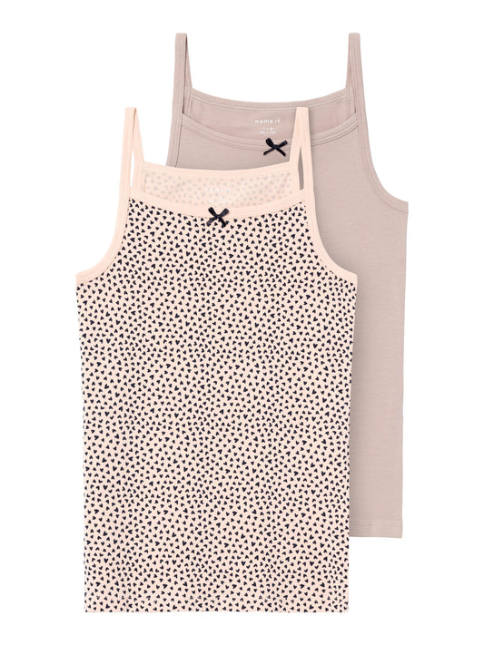 NKFSTRAP TOP 2P EVENING SAND HEARTS NOOS