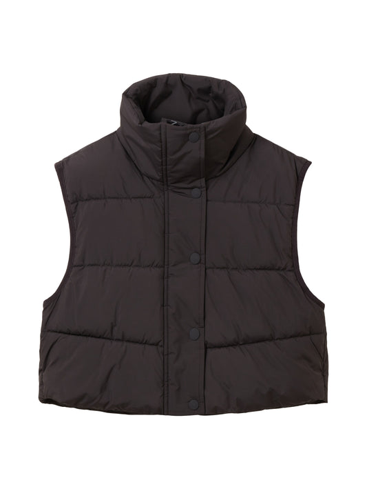 Cropped Puffer-Weste