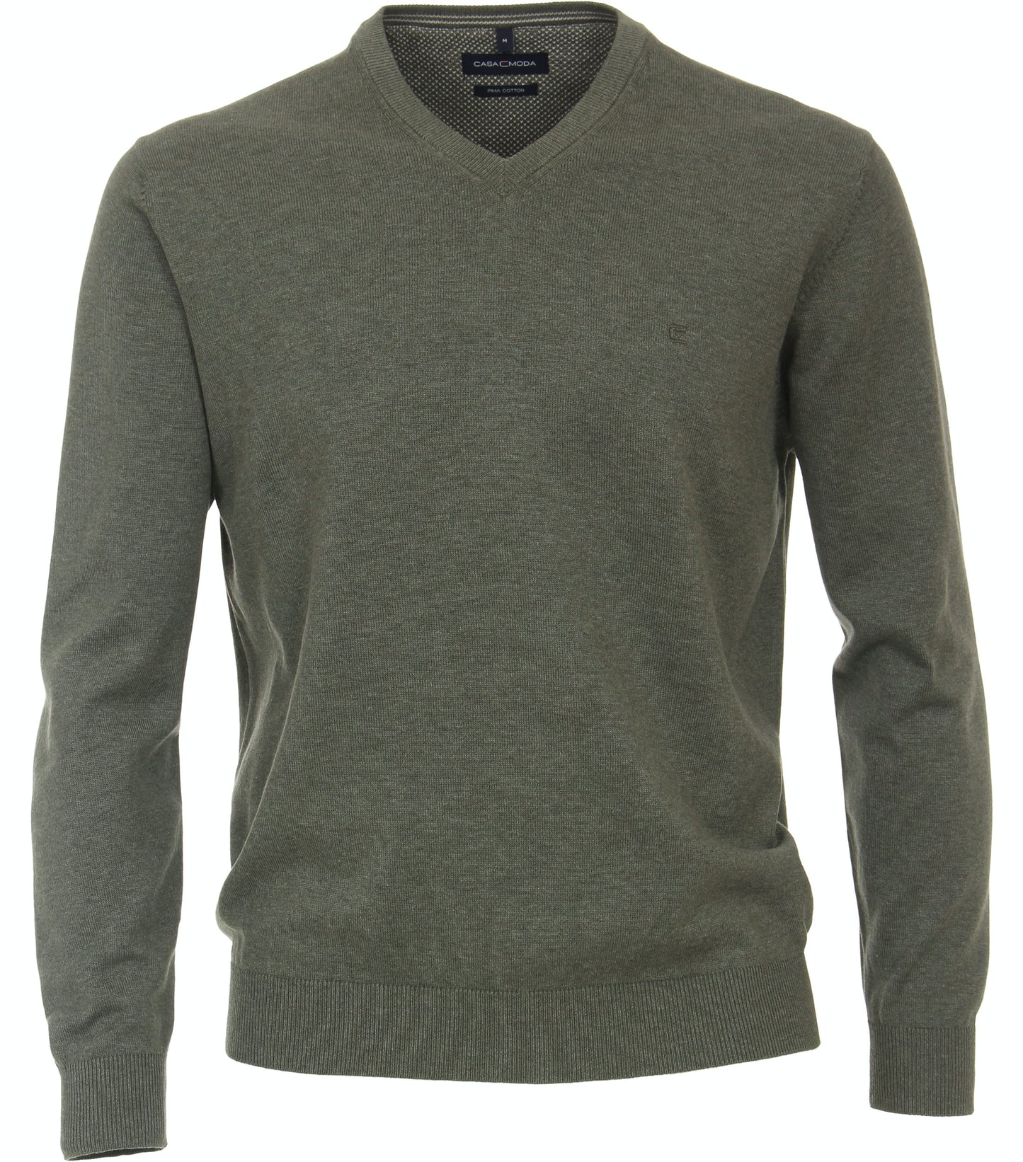 Pullover mit V-Ausschnitt uni 004430