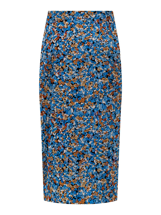 ONLNOVA LIFE LINA LONG WRAP SKIRT AOP