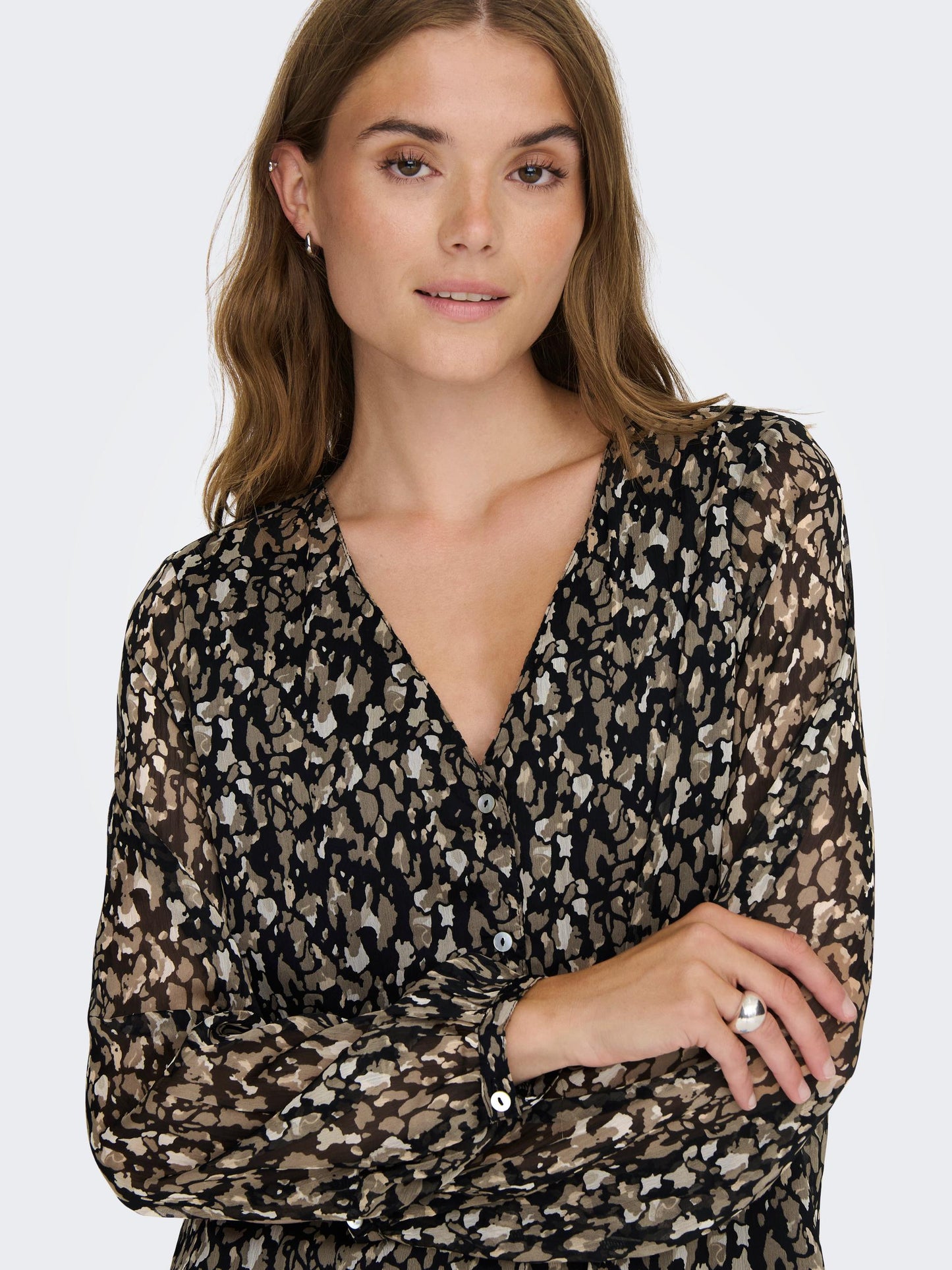 ONLLUNA L/S V-NECK TOP NOOS PTM