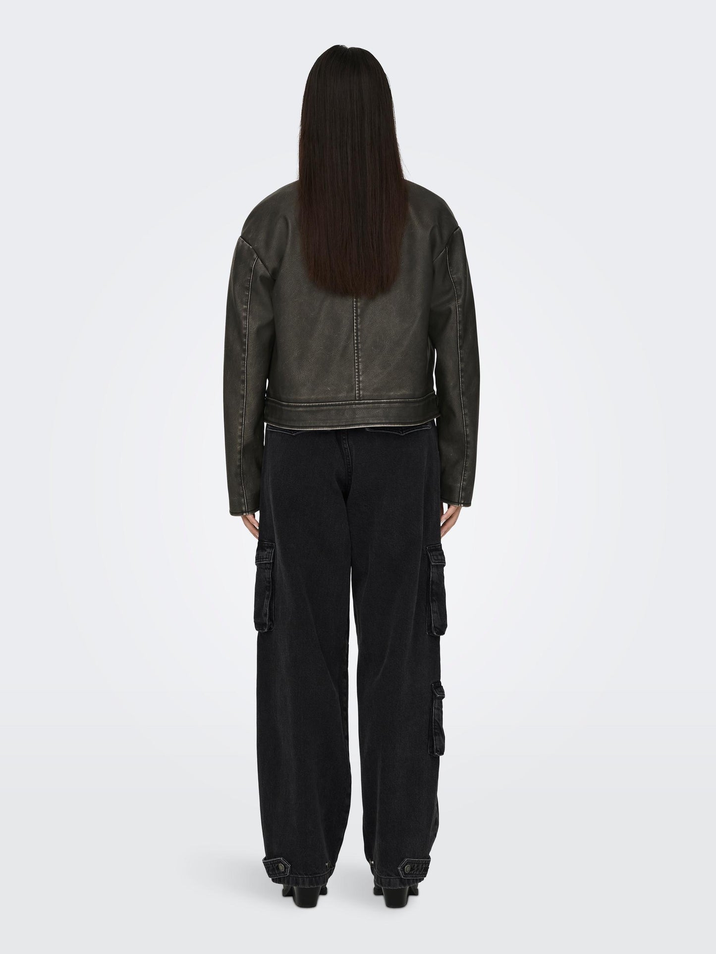 ONLMINDY FAUX LEATHER JACKET OTW NOOS