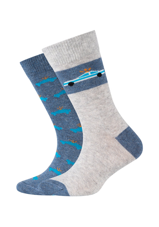 Children ca-soft organic cotton Socks 2p