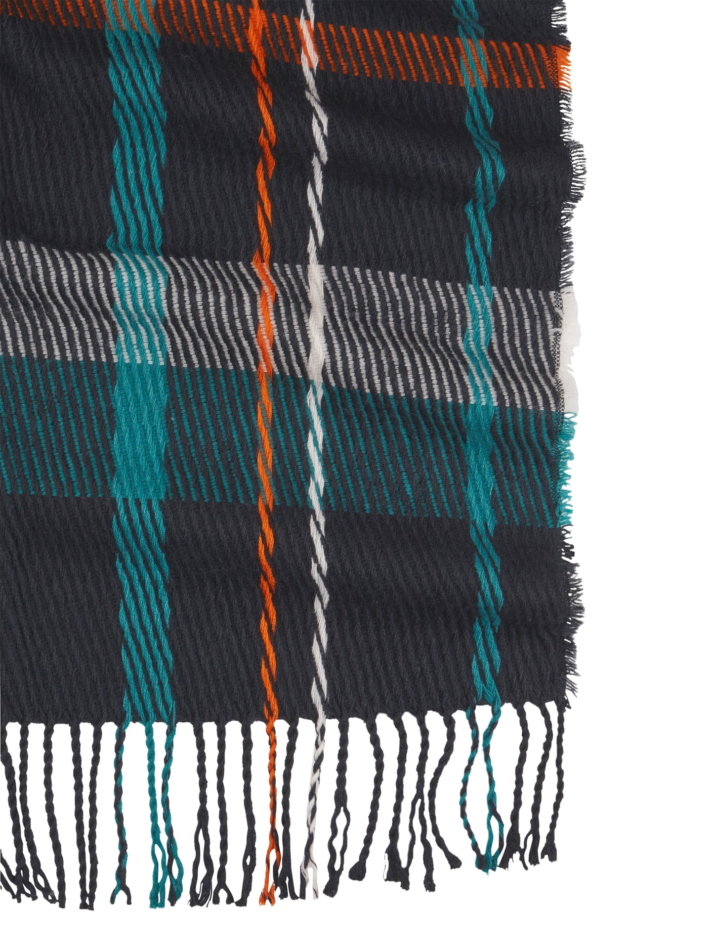 Strukturierter Schal mit recyceltem Polyester