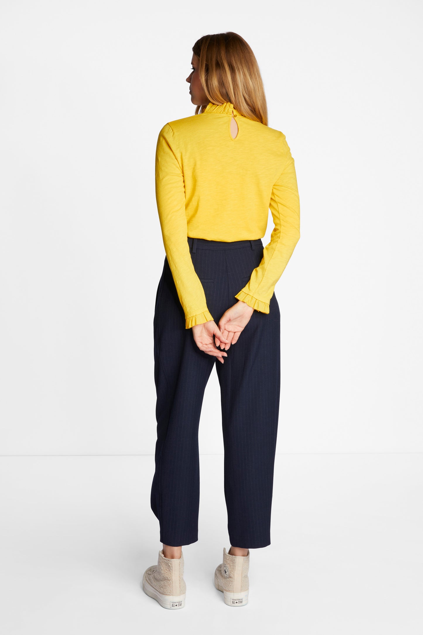 Organic Slub Frill Longsleeve