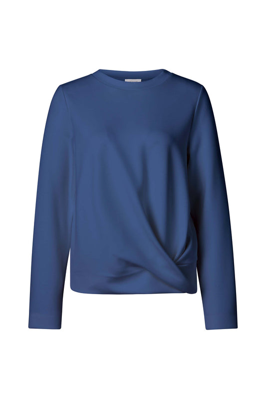 Sweatshirt with wrap detail
