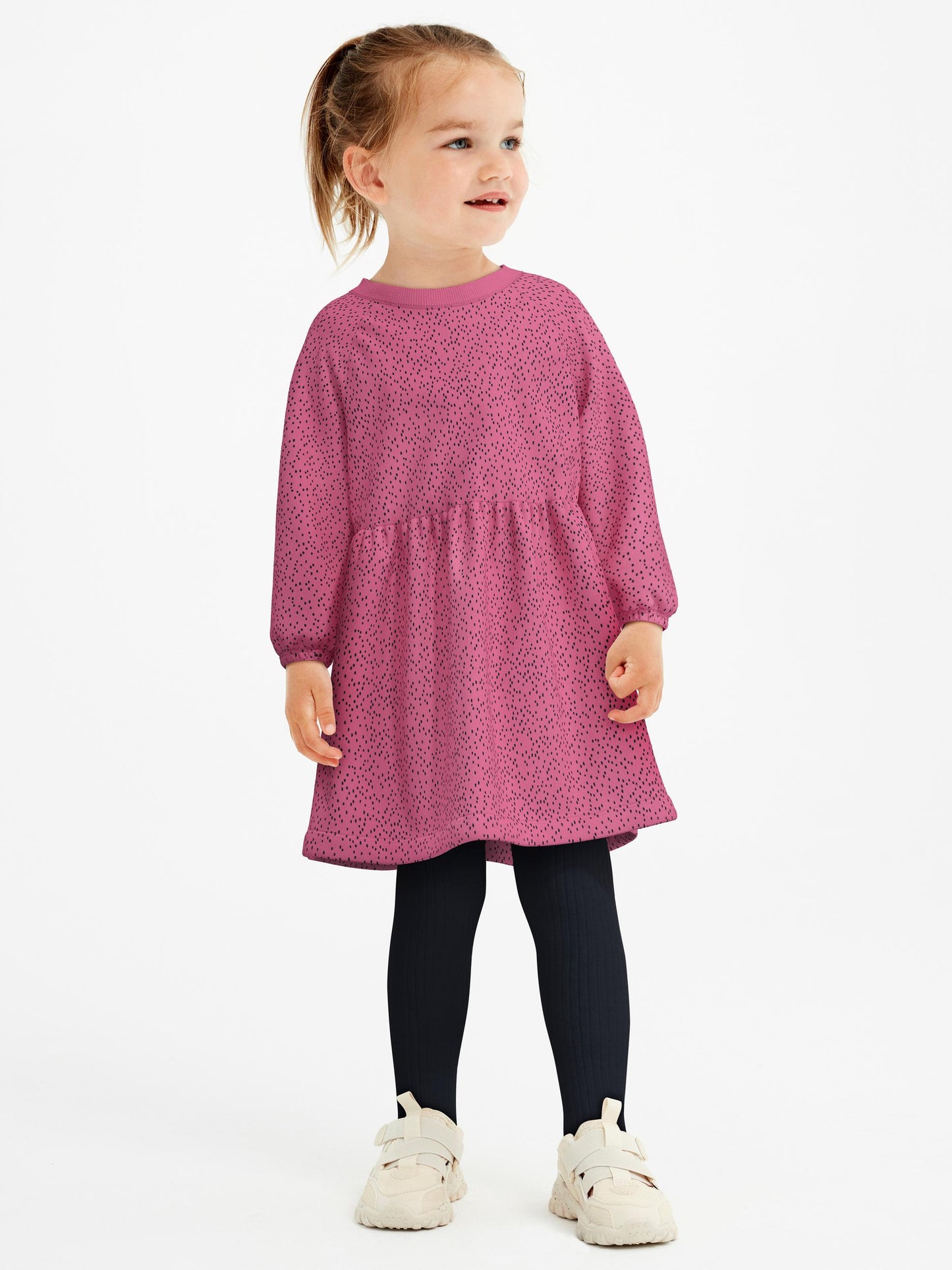 NMFVOLTA LS SWE DRESS BRU O1