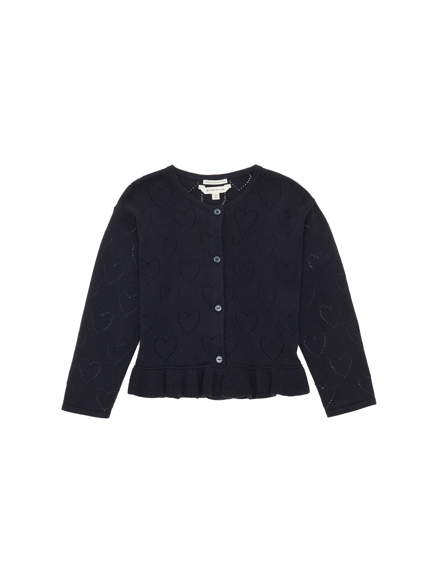 Cardigan mit Volants