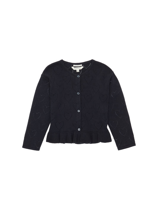 Cardigan mit Volants