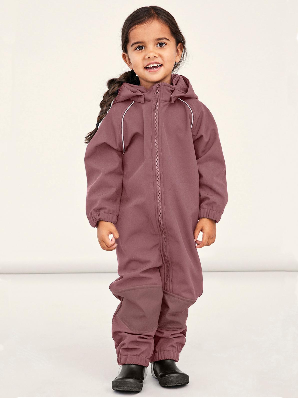 NMNALFA SOFTSHELL SUIT SOLID FO NOOS