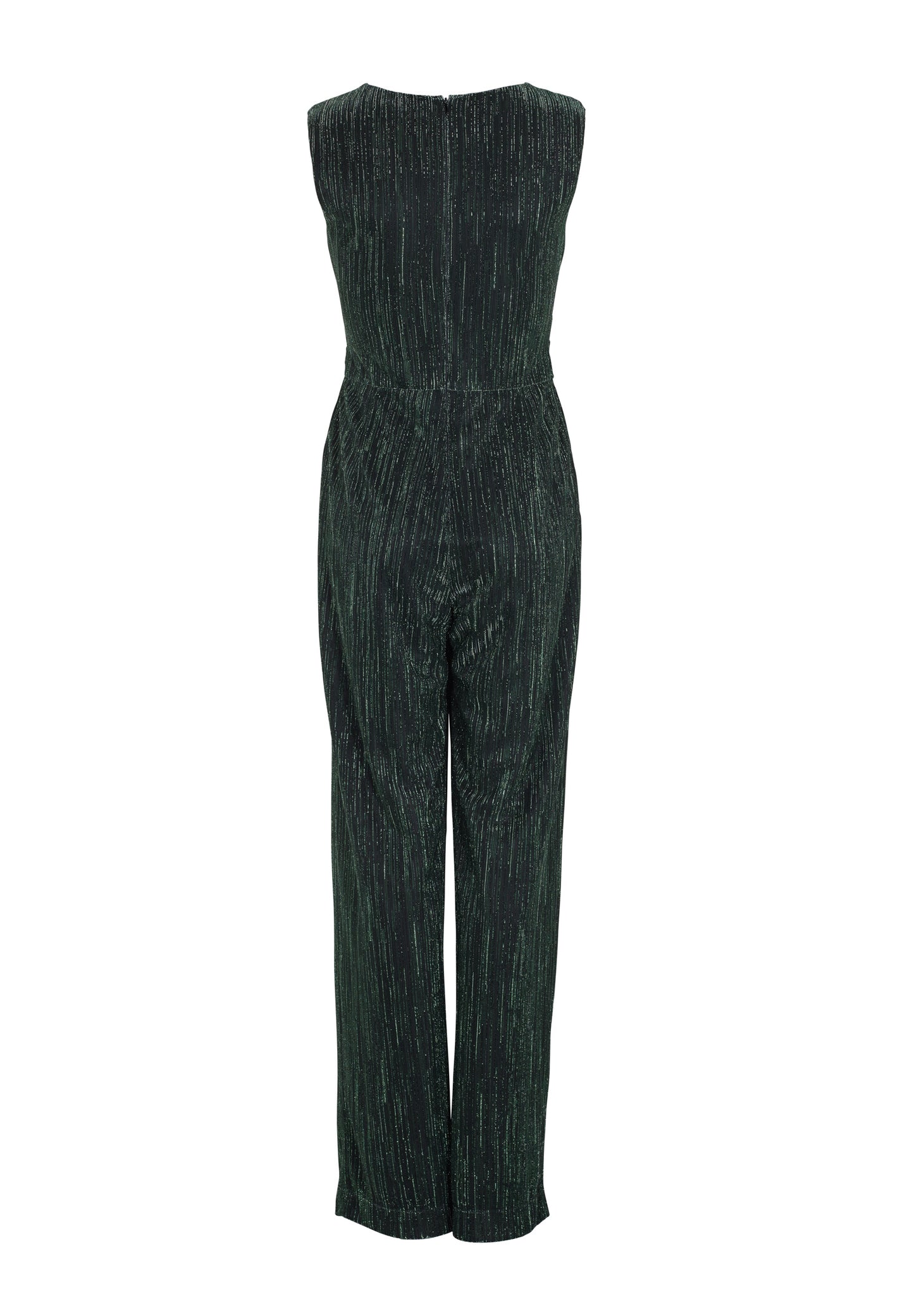 Festlicher Jumpsuit mit Metallic-Fäden