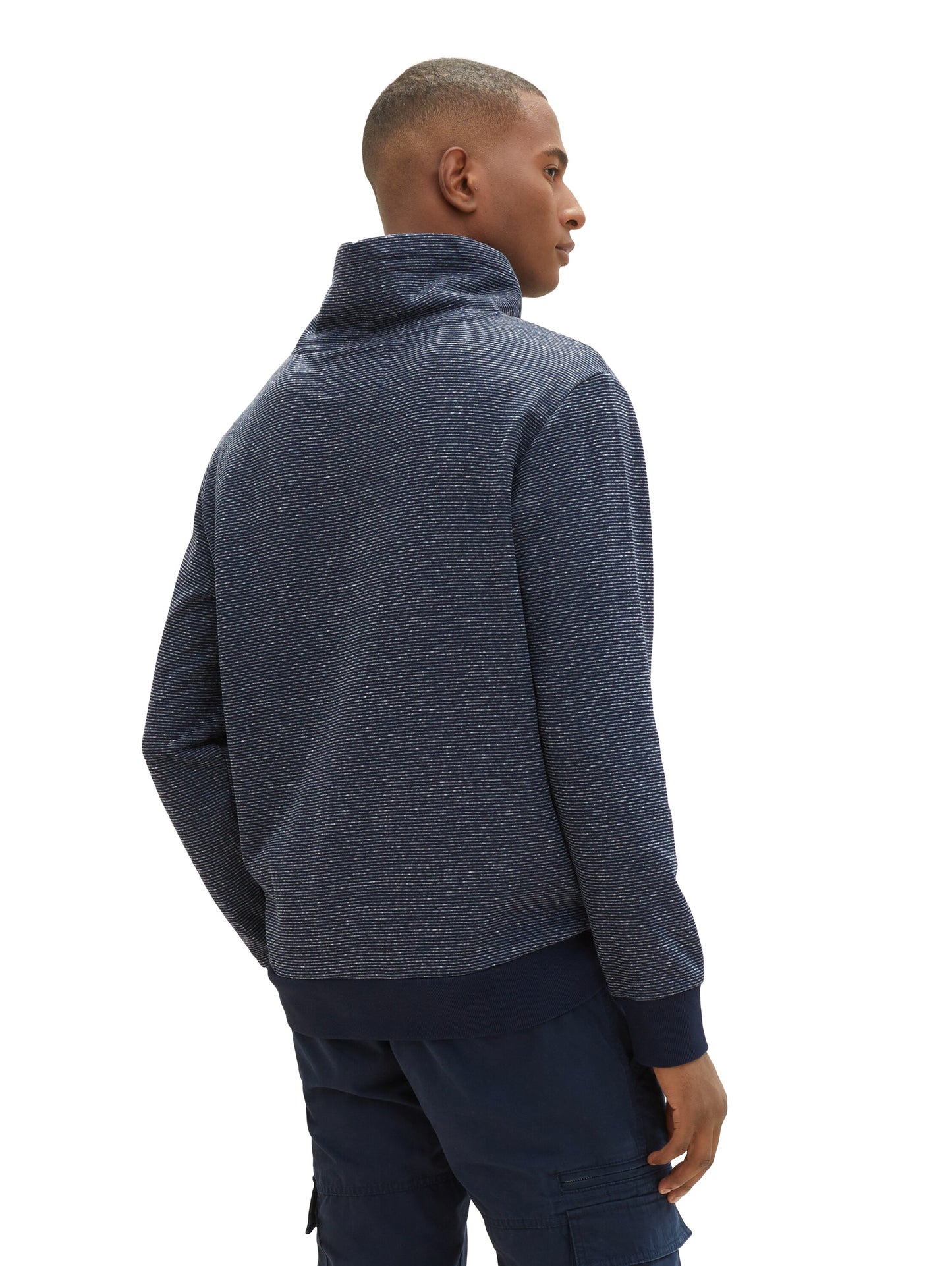 Sweatshirt in Melange Optik