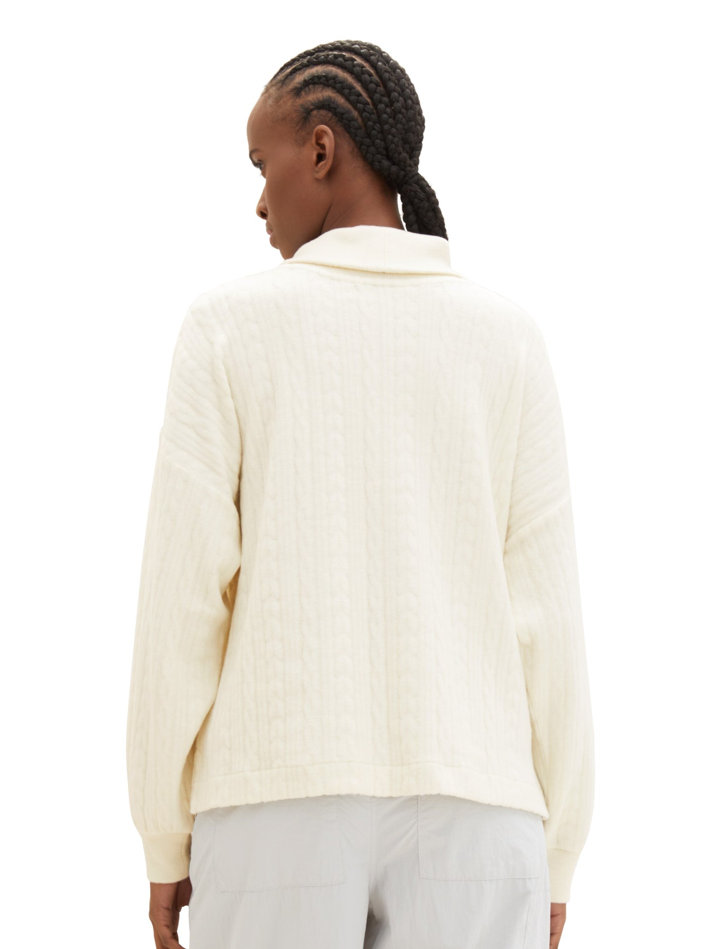 Sweater mit Stehkragen