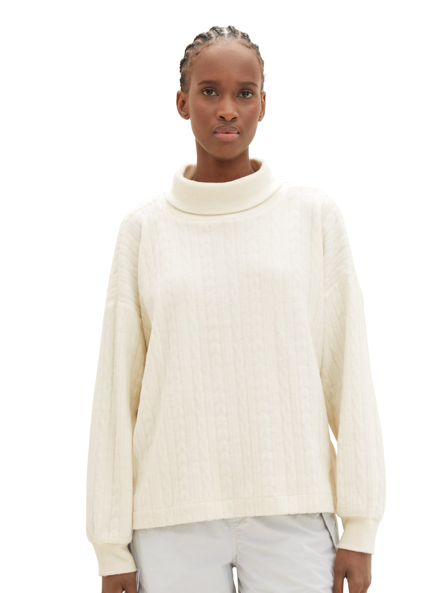 Sweater mit Stehkragen