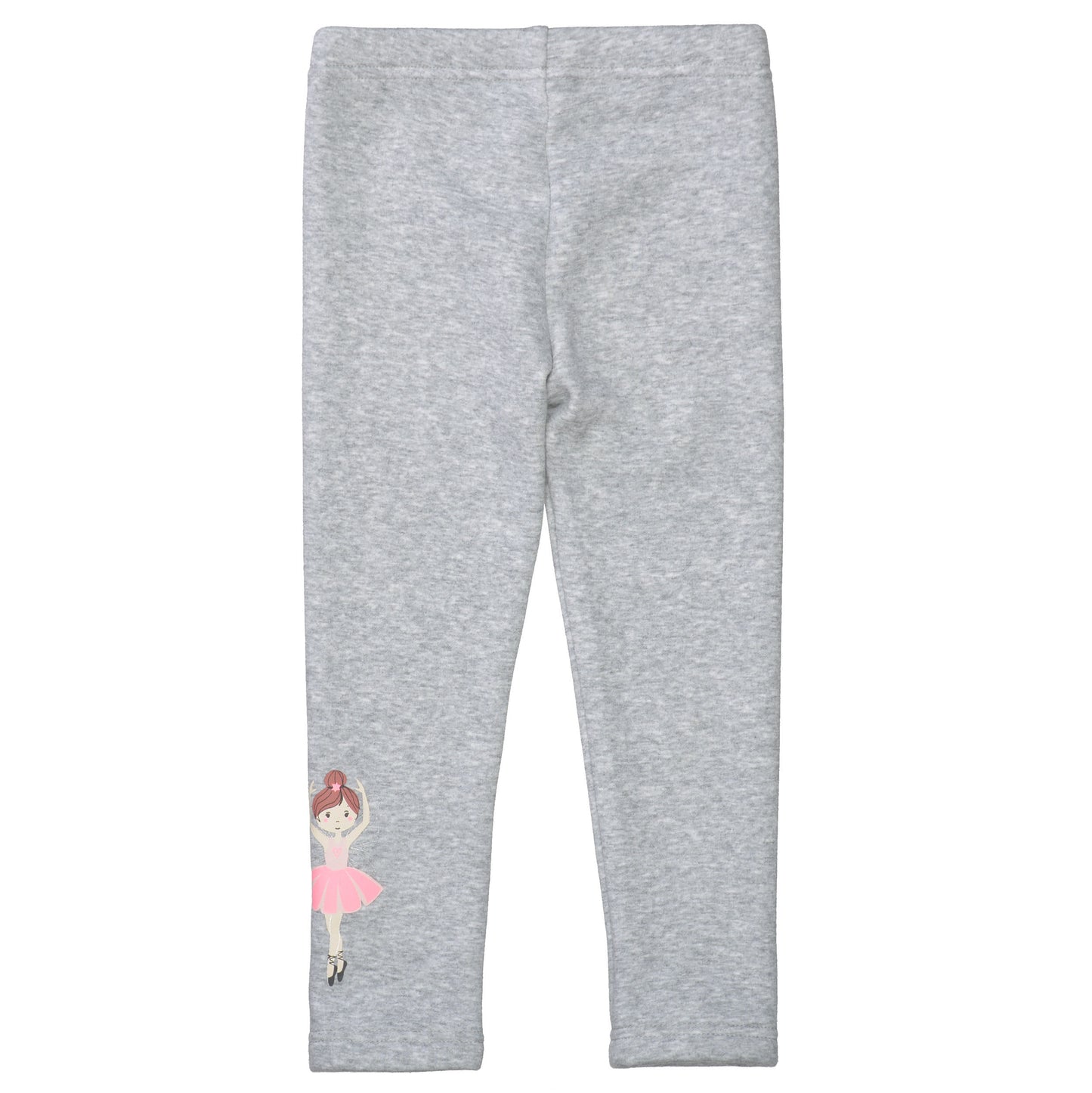 Thermo-Leggings Kleinkinder mit Print am Bein-Saum