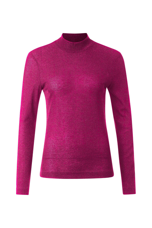 EcoVero Rib Lurex Turtleneck Longsleeve