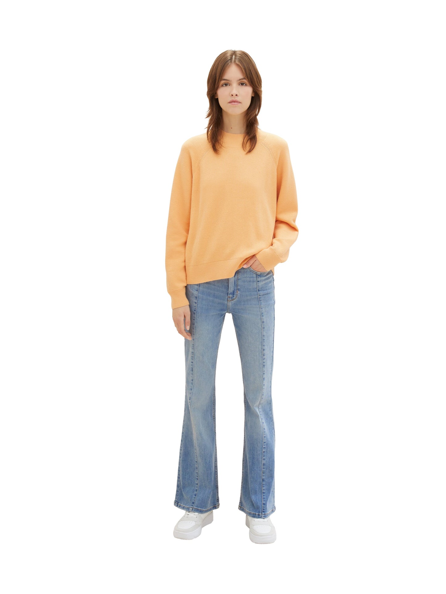 Strukturierter Pullover mit LENZING(TM) ECOVERO(TM)