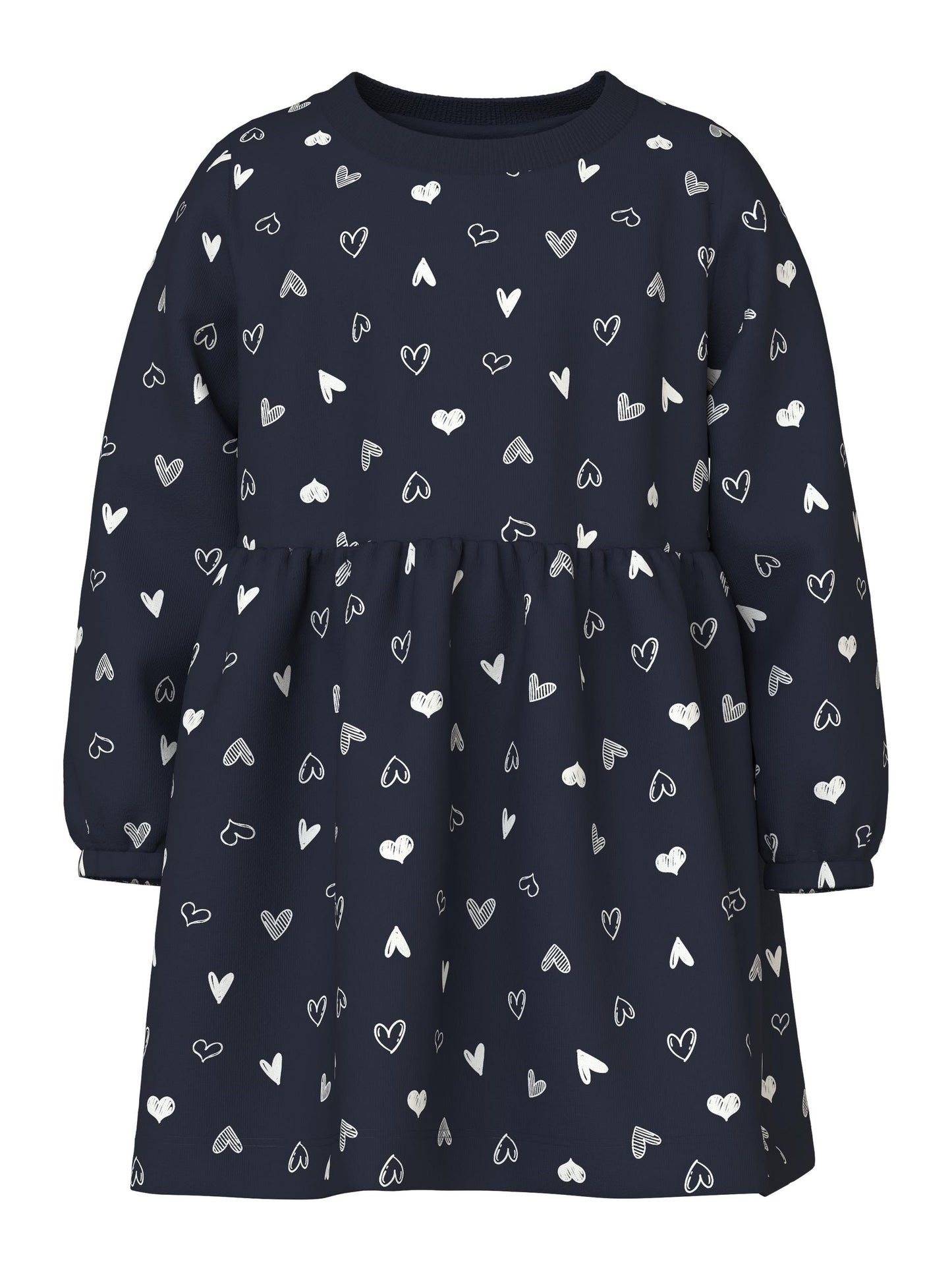 NMFVILUBA LS SWE DRESS BRU S1
