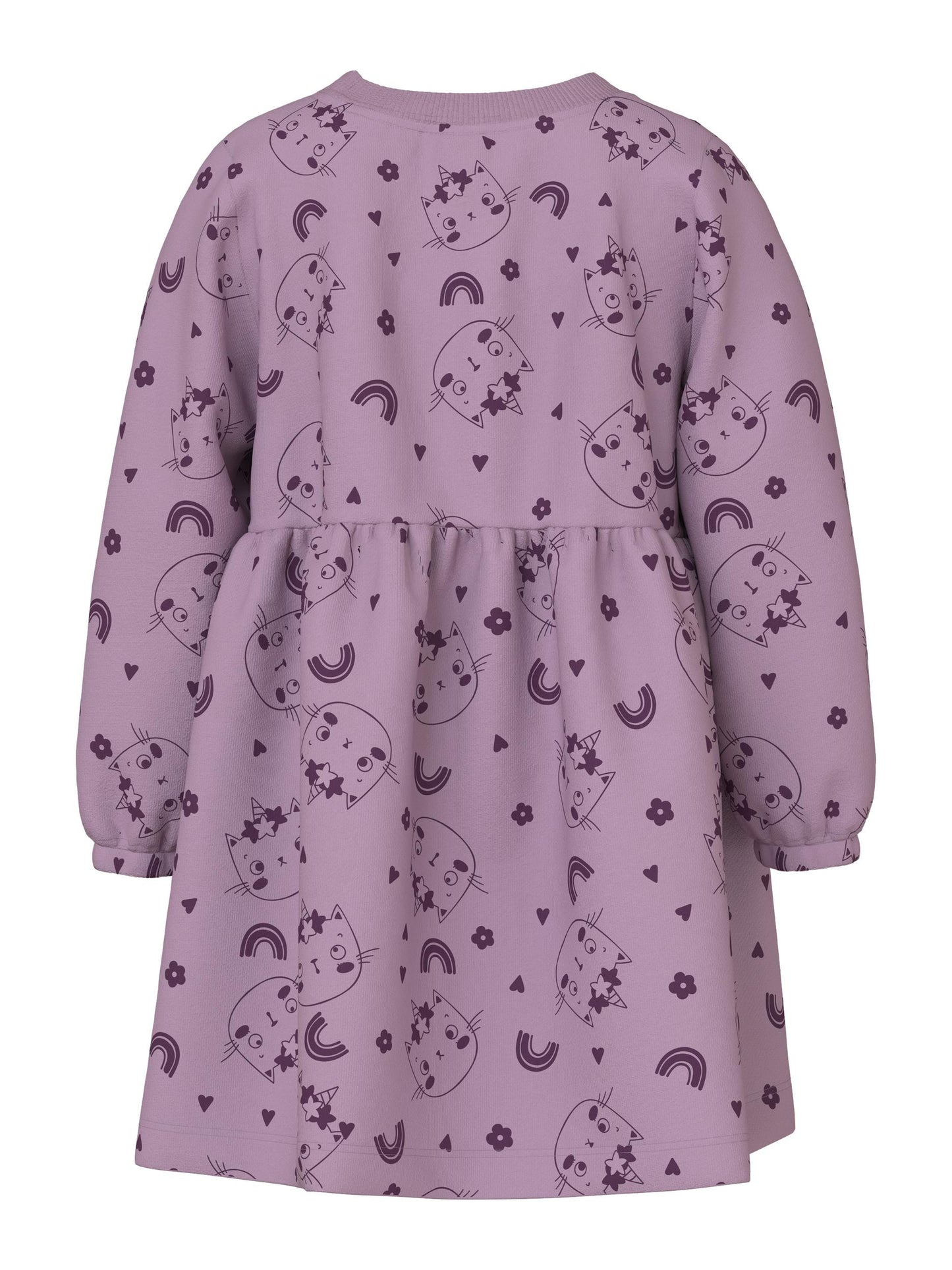 NMFVILUBA LS SWE DRESS BRU S1