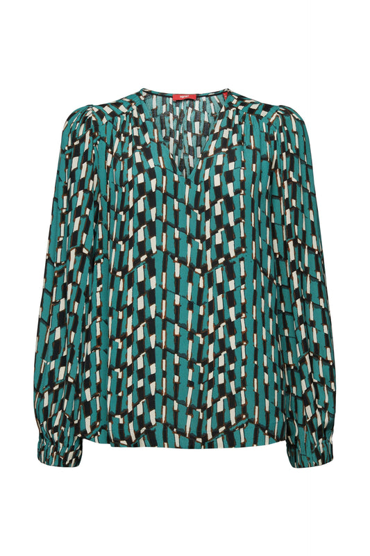 Women Blouses woven long sleeve