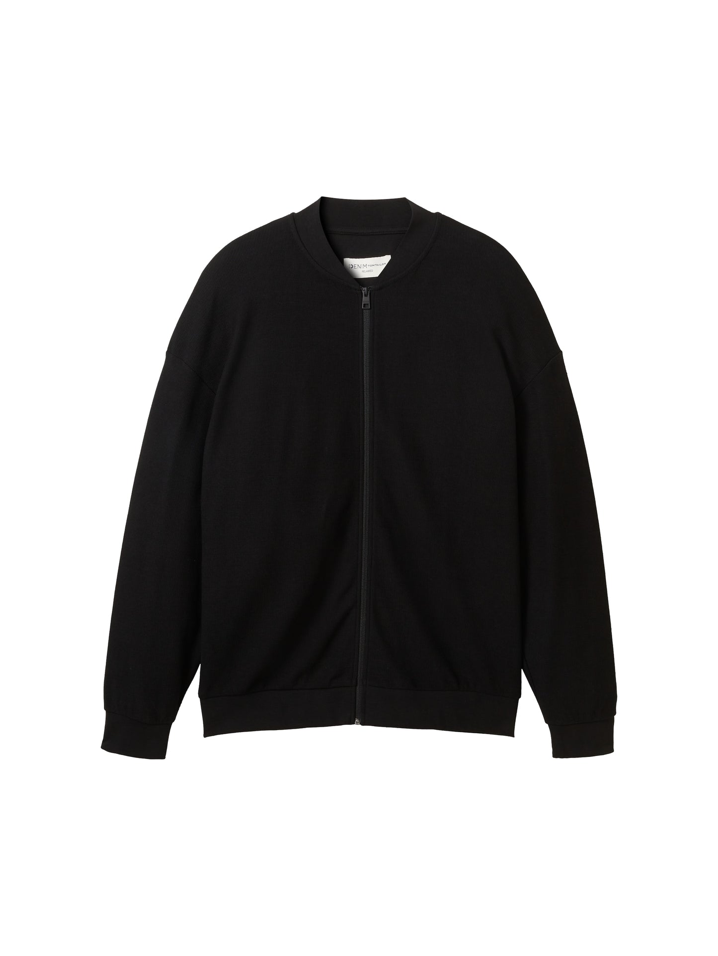 Bomber-Sweatjacke mit Struktur