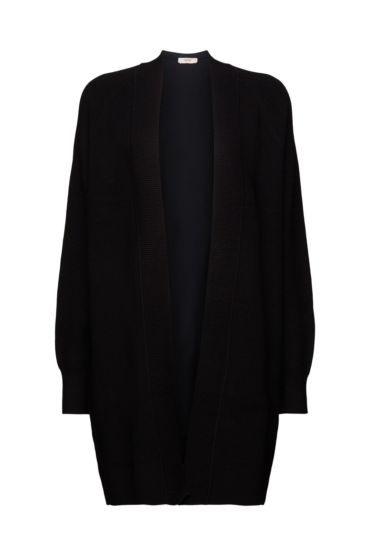 Langer gerippter Cardigan