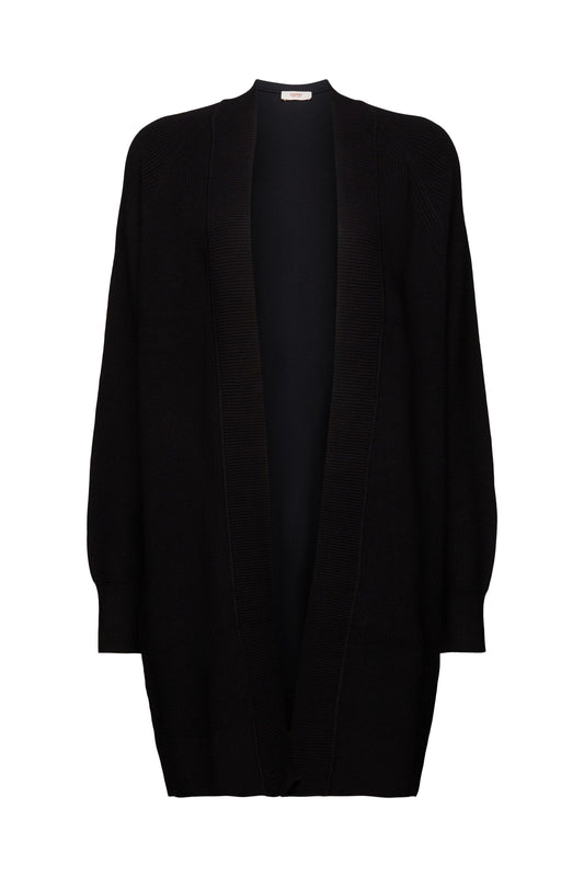 Langer gerippter Cardigan