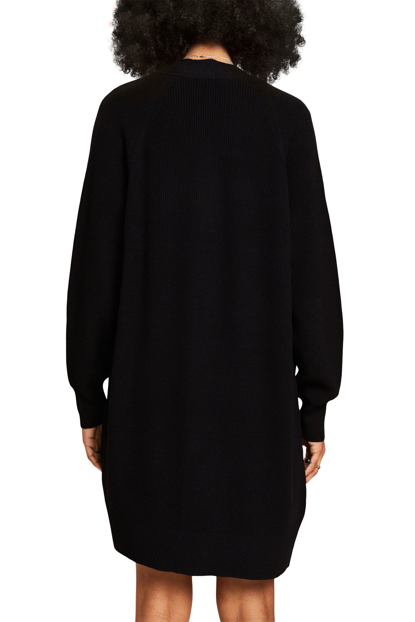Langer gerippter Cardigan