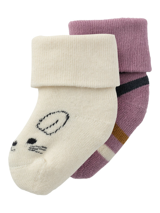 NBFSASIE 2P TERRY FROTTE SOCK