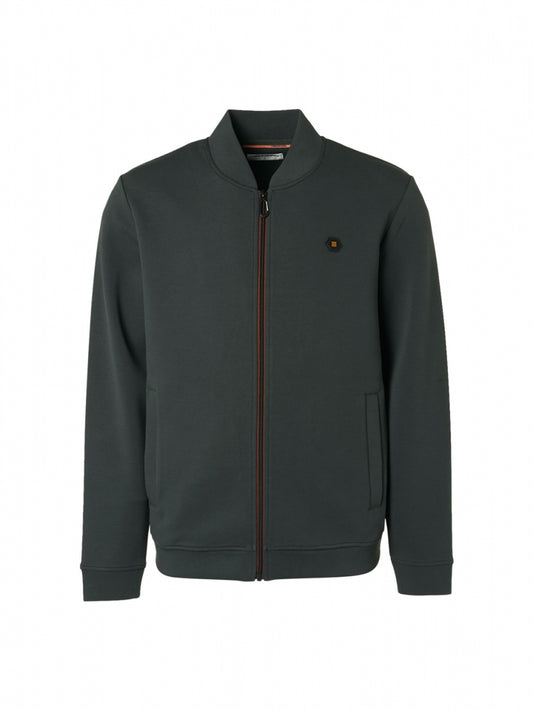 Sweater Full Zipper 2 Coloured Melange