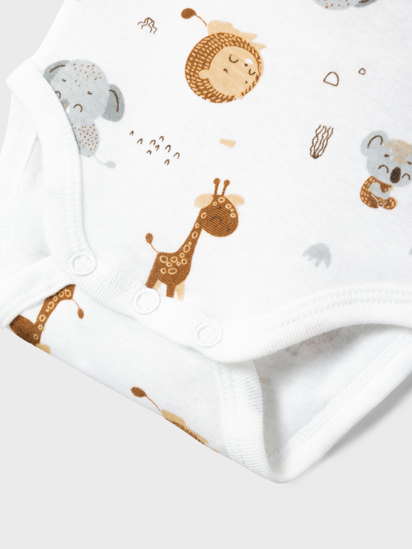 NBNBODY 2P SS BEIGE ANIMAL NOOS