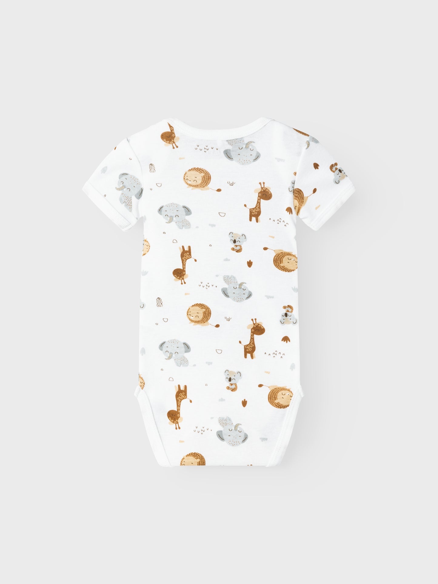 NBNBODY 2P SS BEIGE ANIMAL NOOS