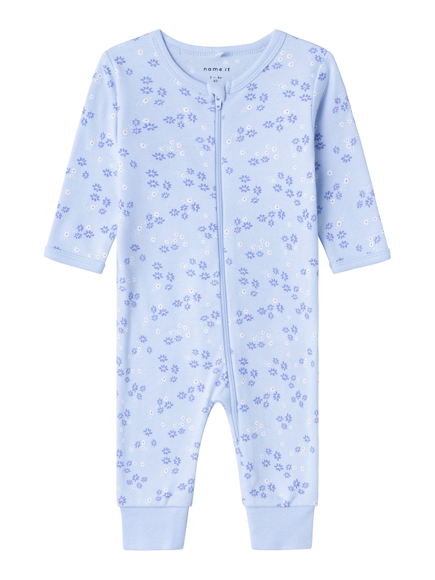 NBFNIGHTSUIT ZIP HALOGEN FLOWER