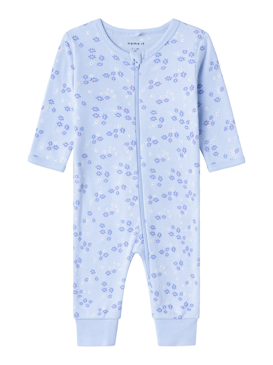 NBFNIGHTSUIT ZIP HALOGEN FLOWER