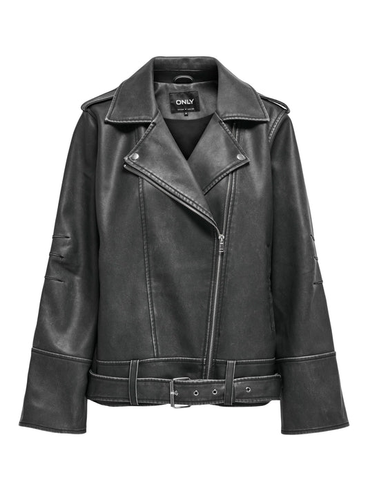 ONLMINA FAUX LEATHER OVZ.JACKET OTW