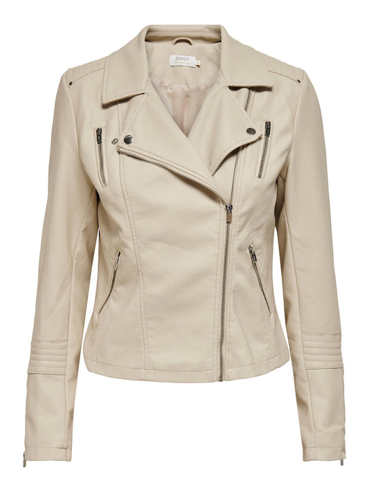 ONLGEMMA FAUX LEATHER BIKER OTW NOOS
