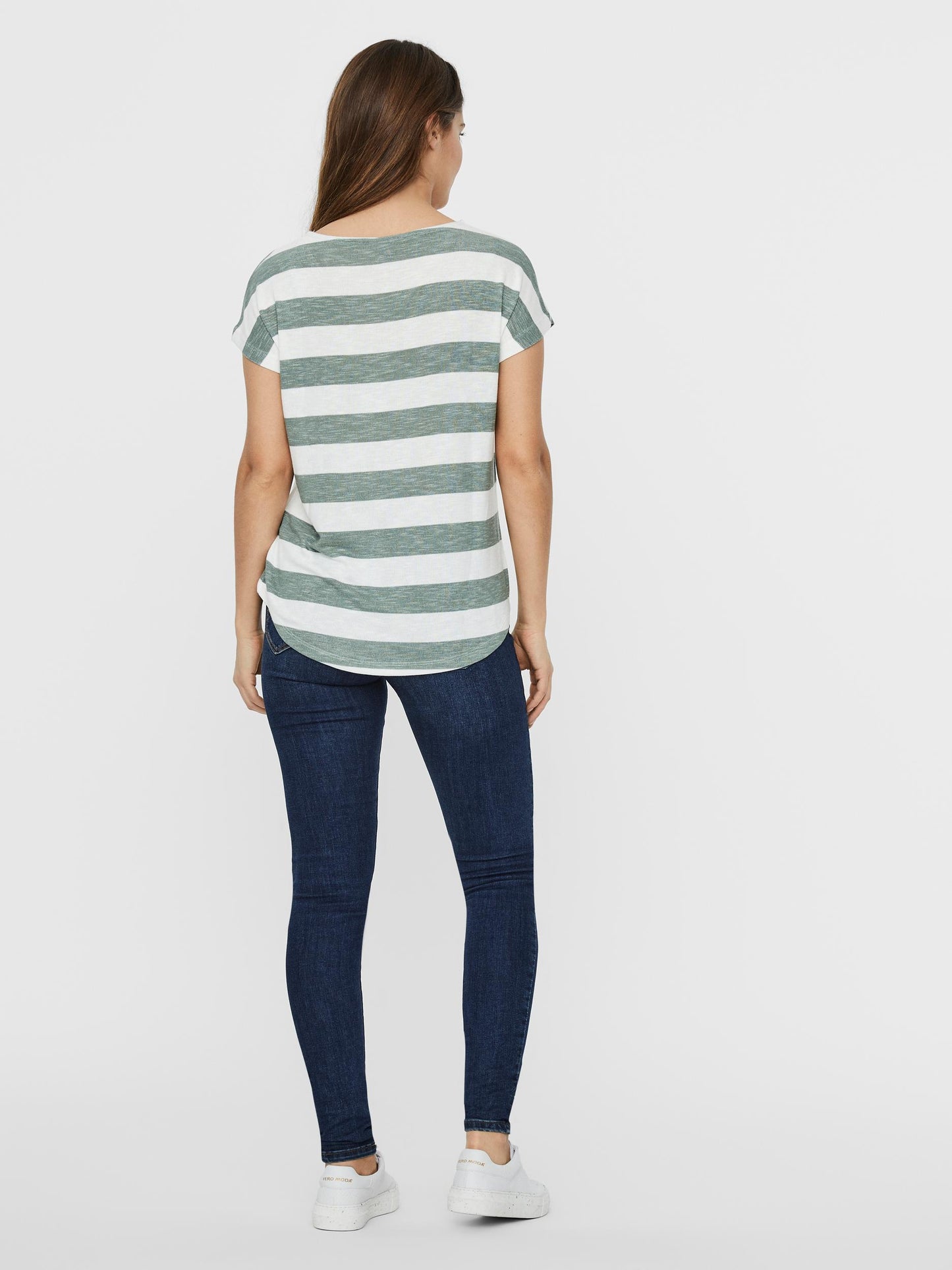 VMWIDE STRIPE S/L TOP GA JRS