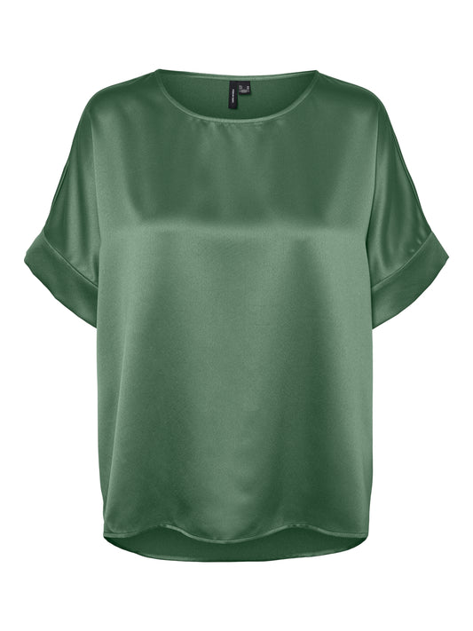 VMCMERLE 2/4 O-NECK TOP WVN GA CUR