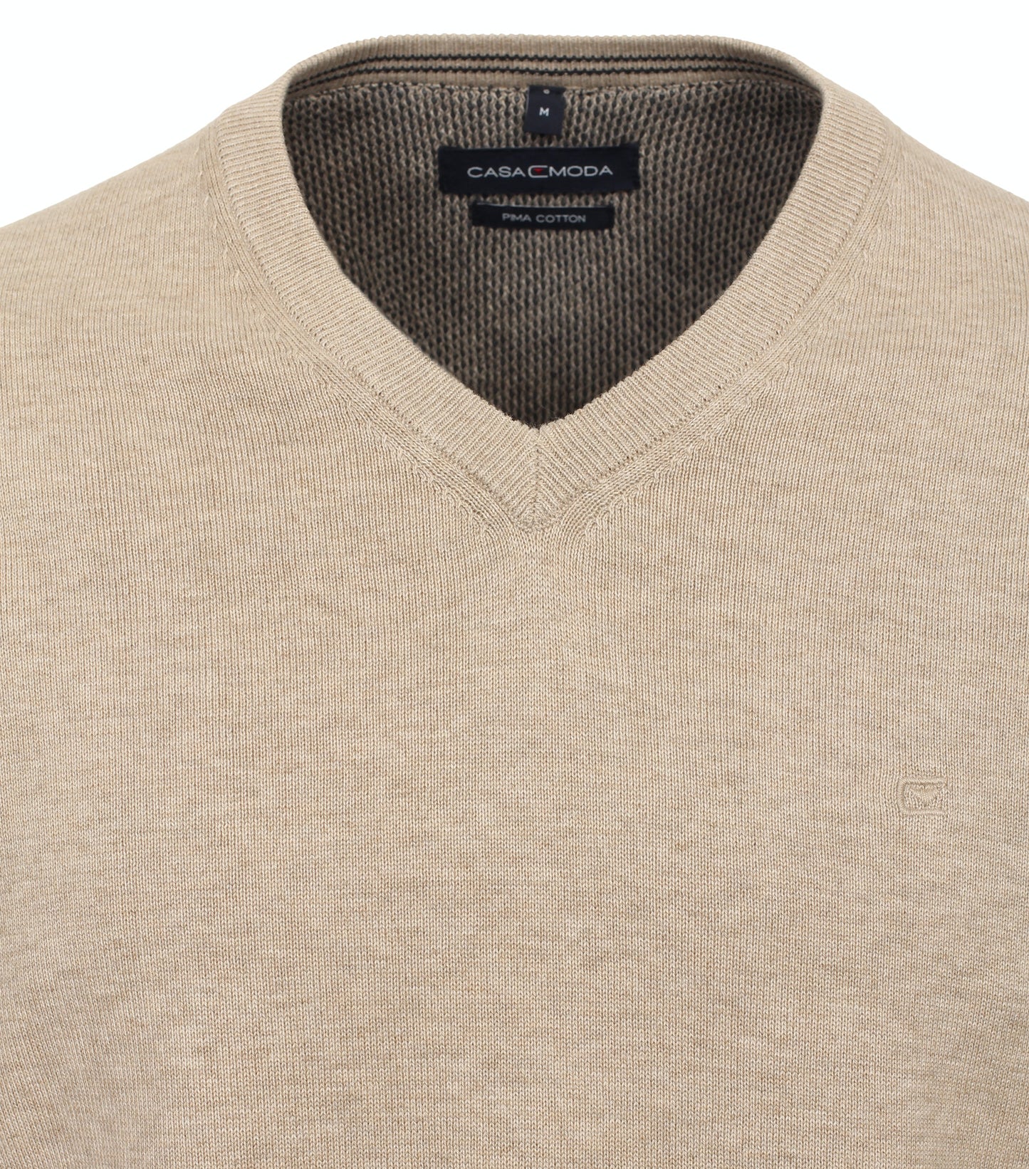 Pullover mit V-Ausschnitt uni 004430