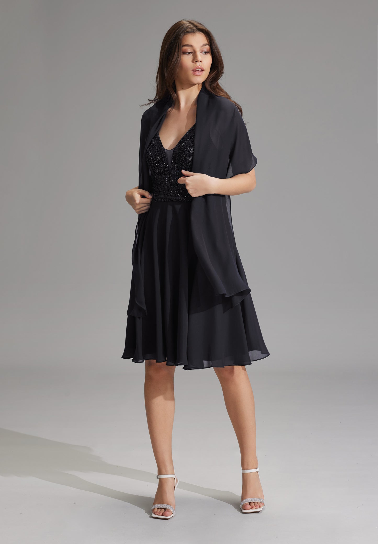 Stola aus Chiffon