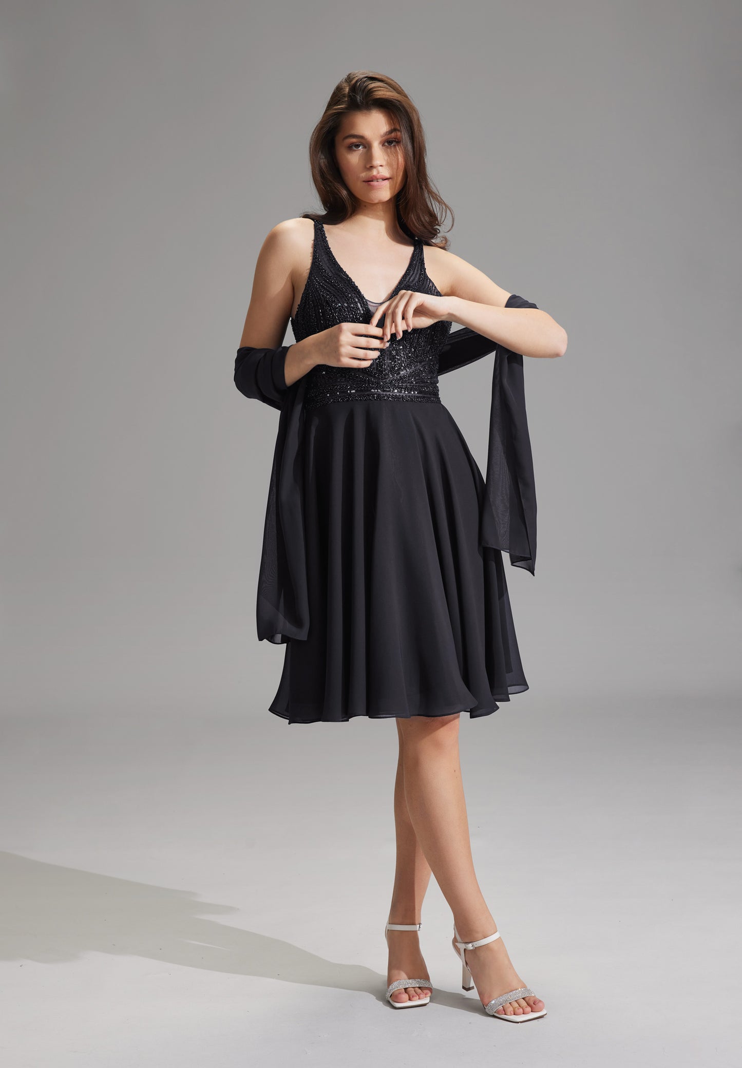 Stola aus Chiffon