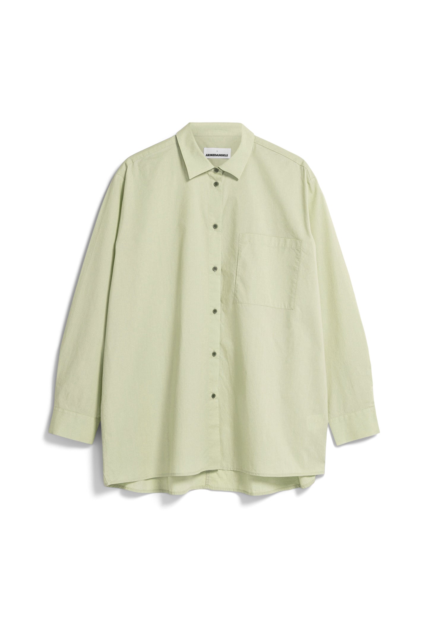 EALGAA Bluse langarm Solid, pastel green