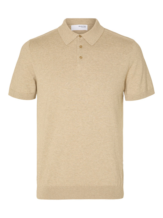 SLHBERG SS KNIT POLO NOOS